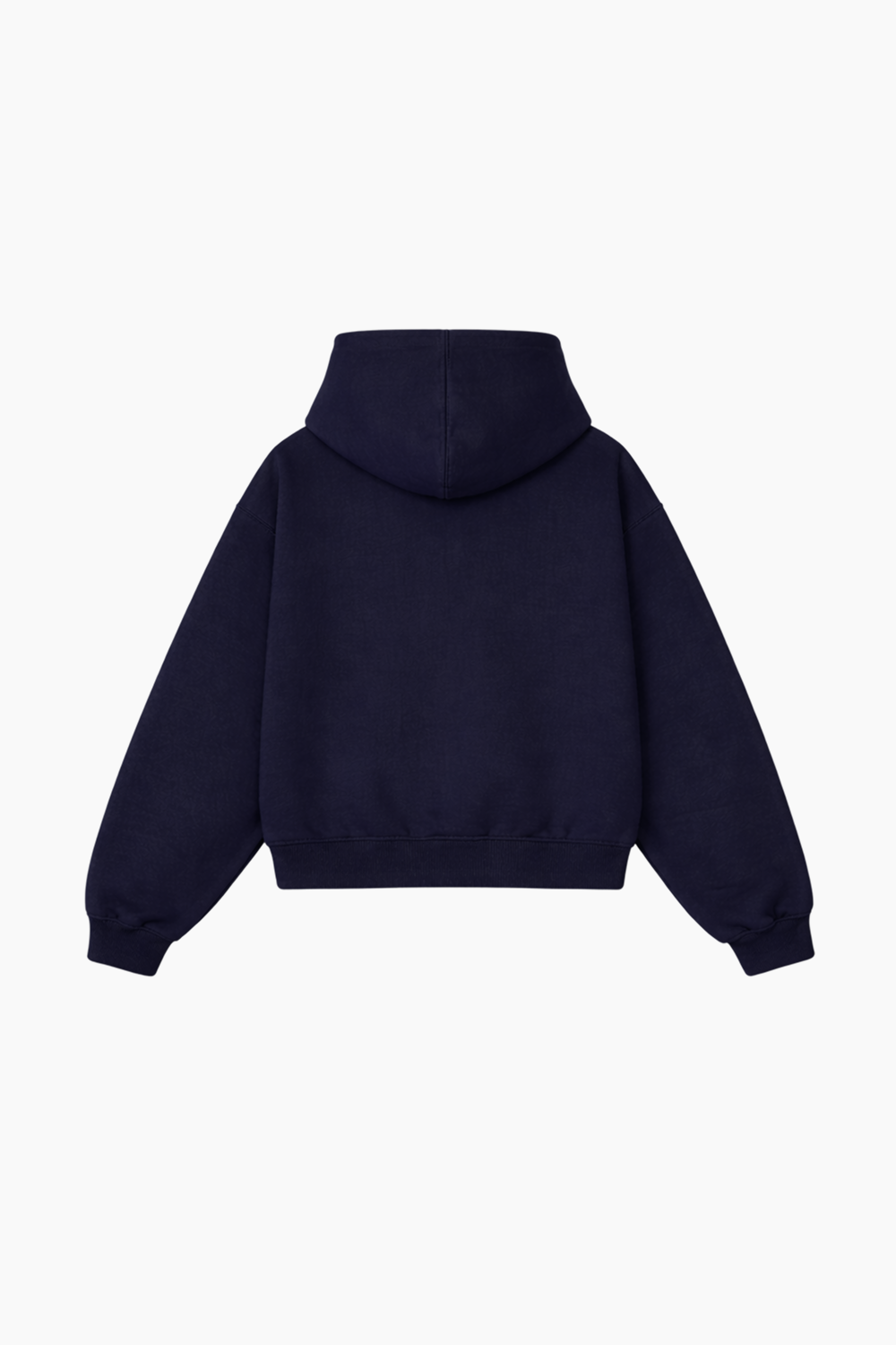 Sudadera semi-oversize color azul marino 450 GSM