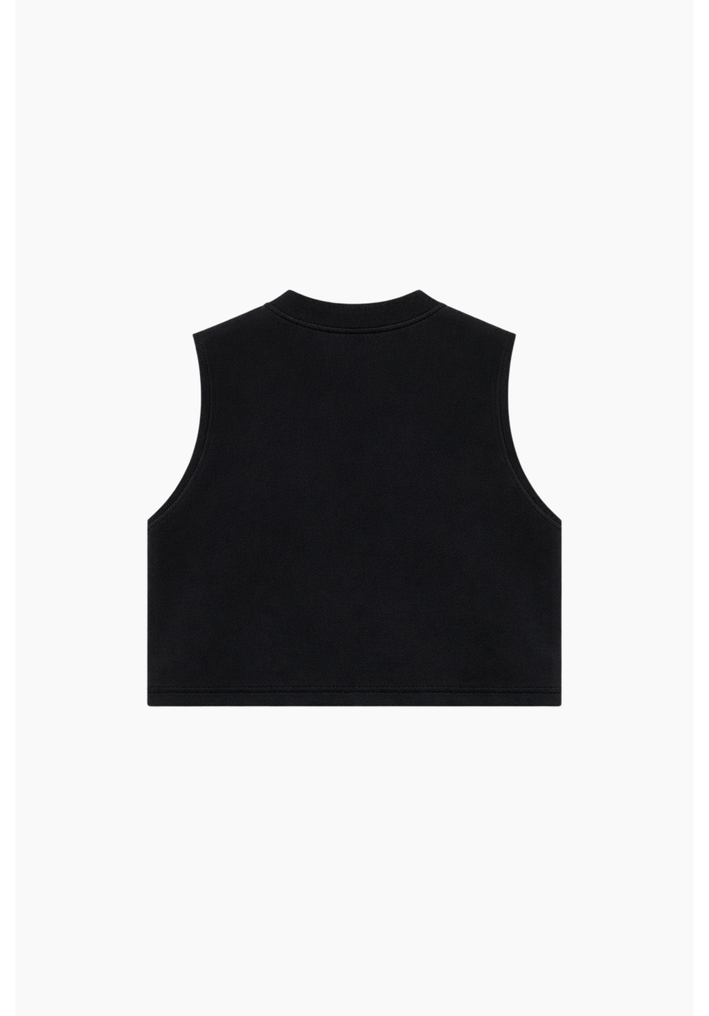 Tank top boxy color negro 260 GSM