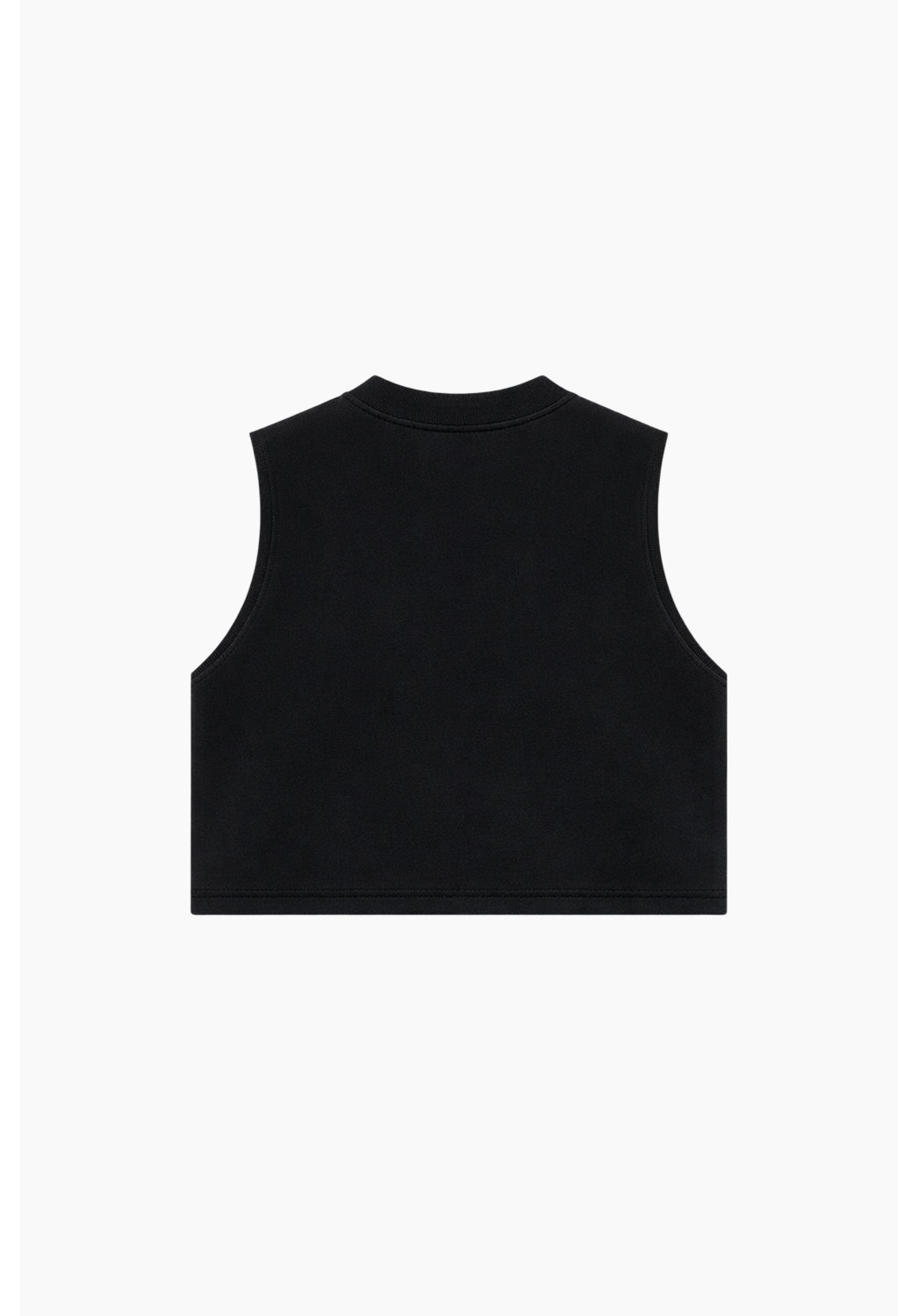 Tank top boxy color negro 260 GSM