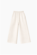 Pants wide-leg color ivory 450 GSM